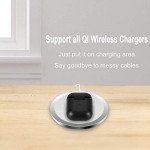 Wholesale AirPods Wireless Charging Cover Case Hard Silicone Protective Skin for Airpods (Black)